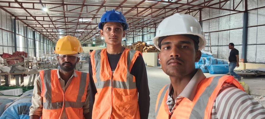 Auctus Resources engineering team working on plant electricals